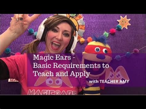 The feedback process for Magic Ears teachers.